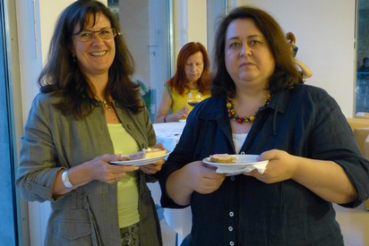 Anna Haas und Sabine Lichtenberger von der ESF-Geschäftsstelle © Edith Saurer Fonds