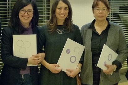 Gruppenfoto Preisträgerinnen: Enrica Asquer, Eleonora Cappuccilli, Andrea Michler © Edith Saurer Fonds